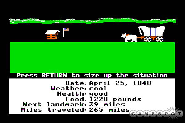 Old Game Tuesday – The Oregon Trail