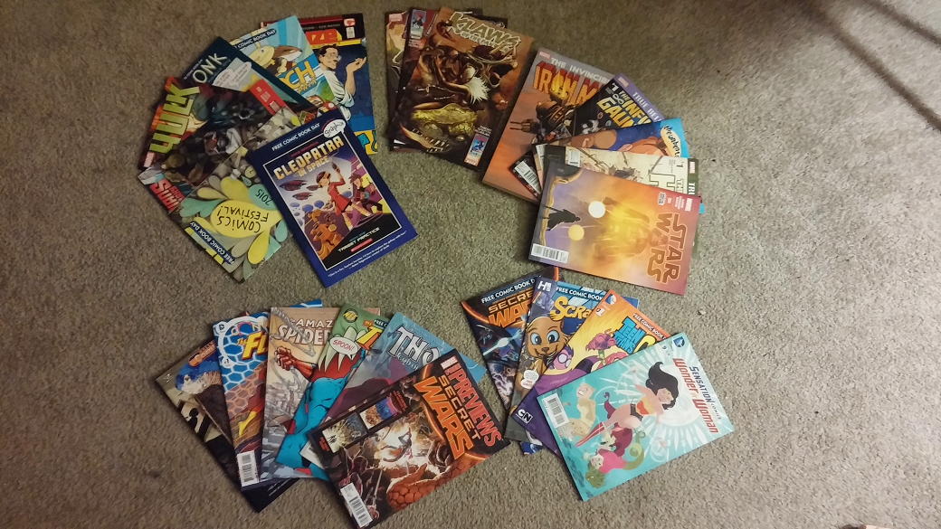 Our Free Comic Book Day 2015 Haul!